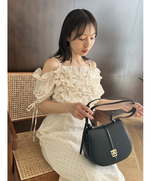 SNIDEL（スナイデル）の「【WEB限定サイズあり】ボリュームラッフル