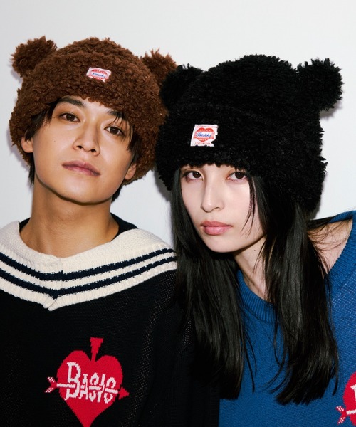 BASICKS/ベーシックス】Bear Beanie（ニットキャップ/ビーニー