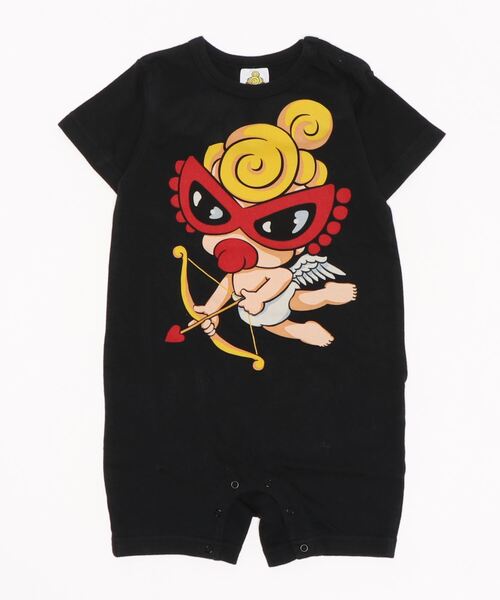 HYSTERIC MINI（ヒステリックミニ）の「LITTLE ANGEL 半袖ロンパース