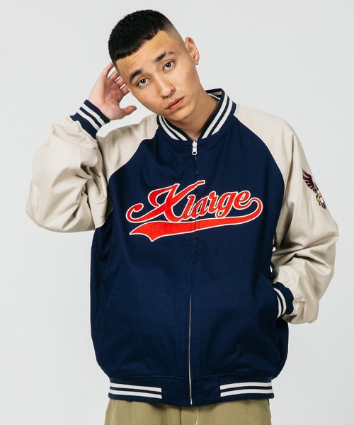 XLARGE（エクストララージ）の「REVERSIBLE BASEBALL JACKET