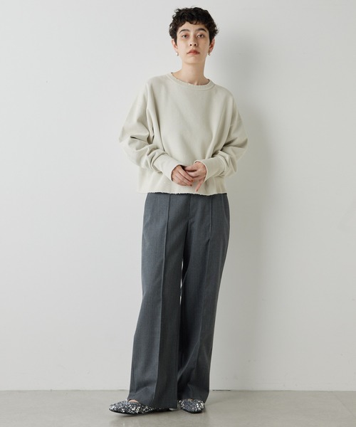 Whim Gazette（ウィムガゼット）の「ヴィンテージ加工裏毛プルオーバー