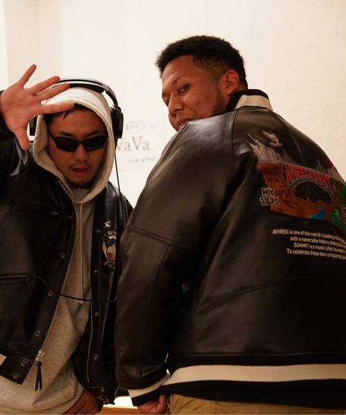 AVIREX（アヴィレックス）の「【SUMMIT × AVIREX】 LEATHER VARSITY