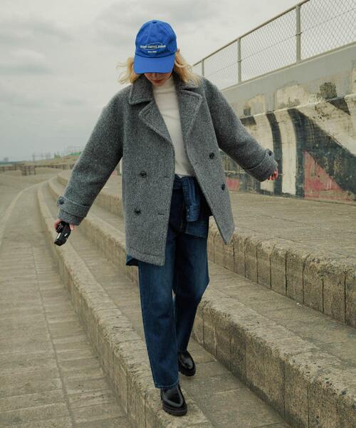 セール】ウールライクカーリーシャギーコクーンコート（その他アウター