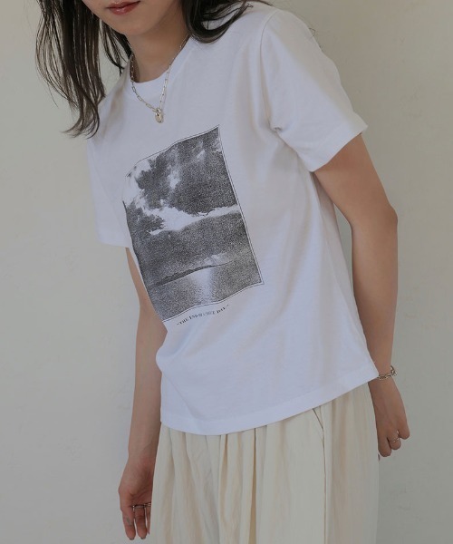 セール】グラフィックプリントT／graphic print T 半袖 クルーネック
