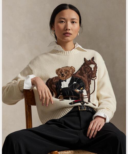 ルナー ニュー イヤー Polo ベア ウール セーター（ニット/セーター