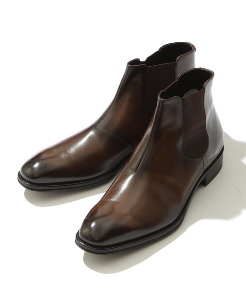 MEN'S BIGI（メンズビギ）の「サイドゴアリアルレザーブーツ（ブーツ