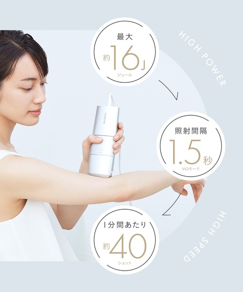 セール】SALONIA サロニア フラッシュクリスタル シルクエピ(光美容器