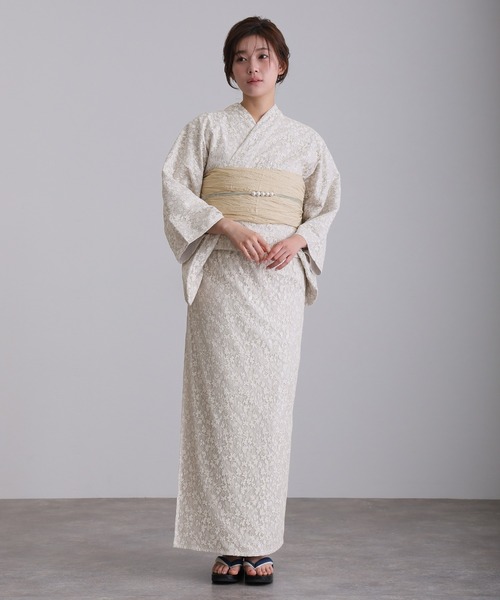 セパレート 二部式 】一人で着られる 大人浴衣3点セット オリジナル