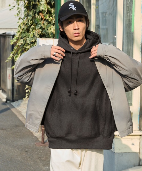 Champion 12oz Reverse Weave Sweat Hoodie/チャンピオン リバース