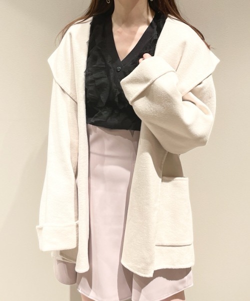 SNIDEL（スナイデル）の「フードリバーショートコート（その他アウター