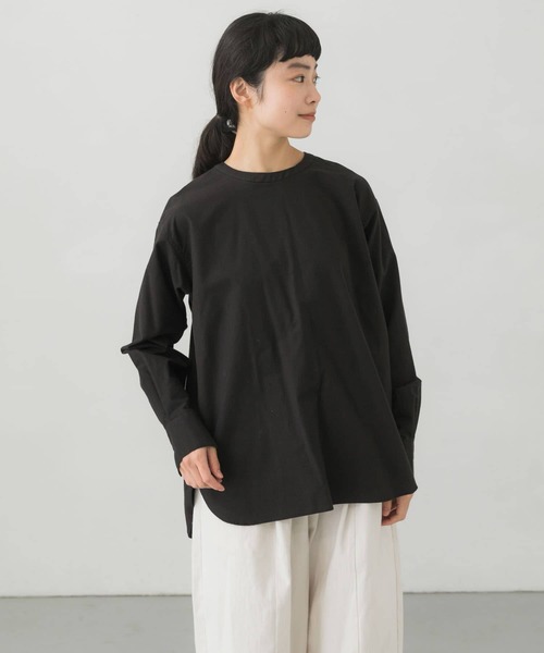 かぐれ（カグレ）の「クルーネックプルオーバーシャツ（シャツ