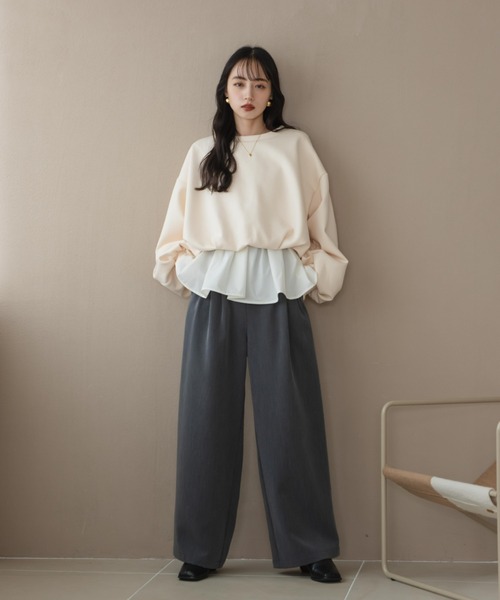 ボンディングショートスウェット（スウェット）｜hinari（ヒナリ）の