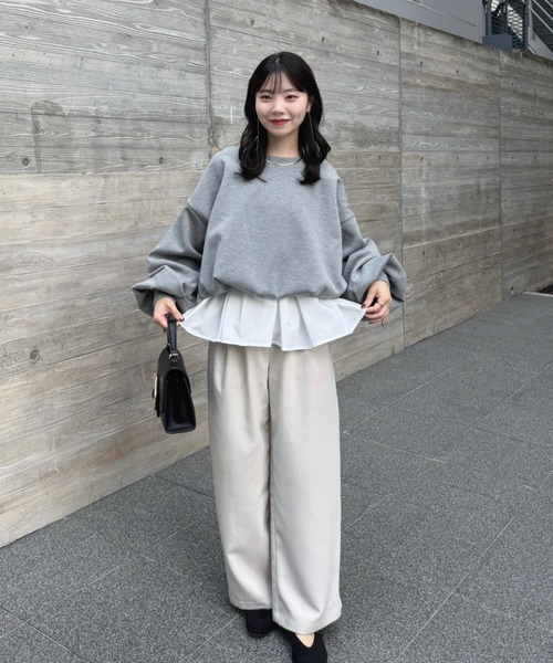 ボンディングショートスウェット（スウェット）｜hinari（ヒナリ）の