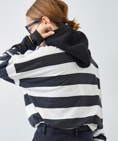 Deuxieme Classe（ドゥーズィエムクラス）の「*JUSPER RIB フーディ