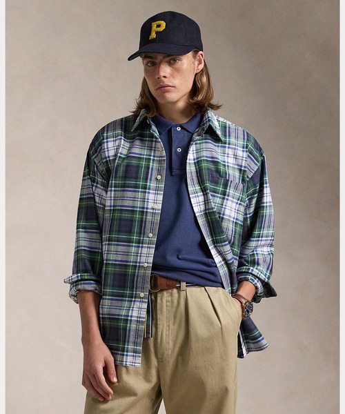 ビッグ フィット チェック オックスフォード シャツ（シャツ/ブラウス