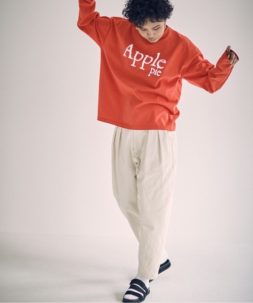 セール】GRAPHIC L/S TEE (Apple pie)（Tシャツ/カットソー）｜SEA