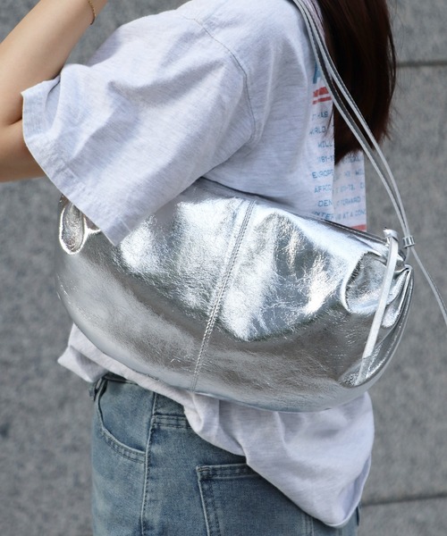 本革】 2way ハーフムーン型 ショルダーバッグ（ショルダーバッグ