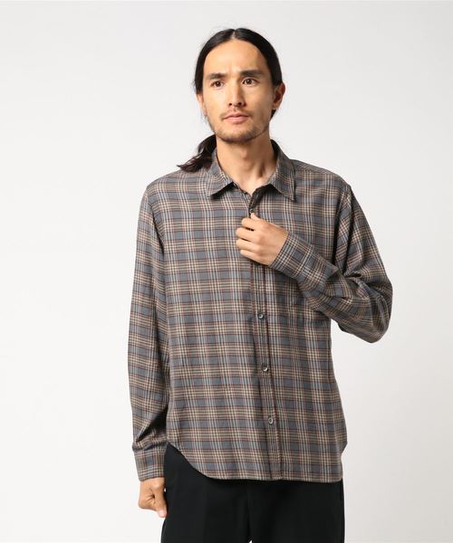 MARGARET HOWELL（マーガレットハウエル）の「TARTAN COTTON CASHMERE