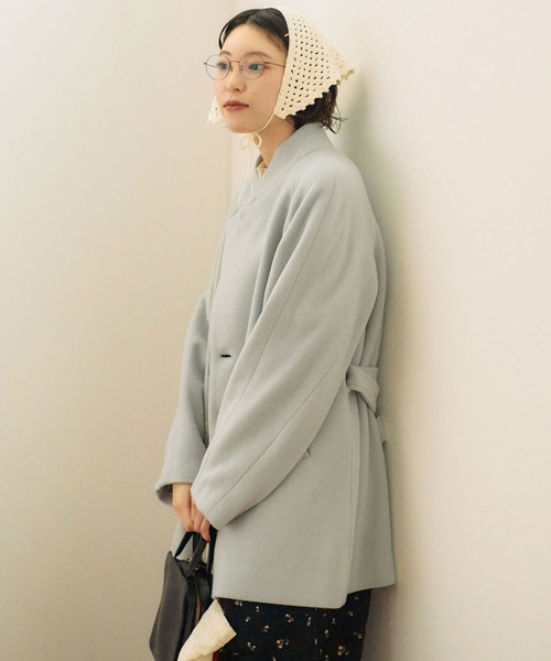 fig London（フィグロンドン）の「エアリアルパイル Harry coat