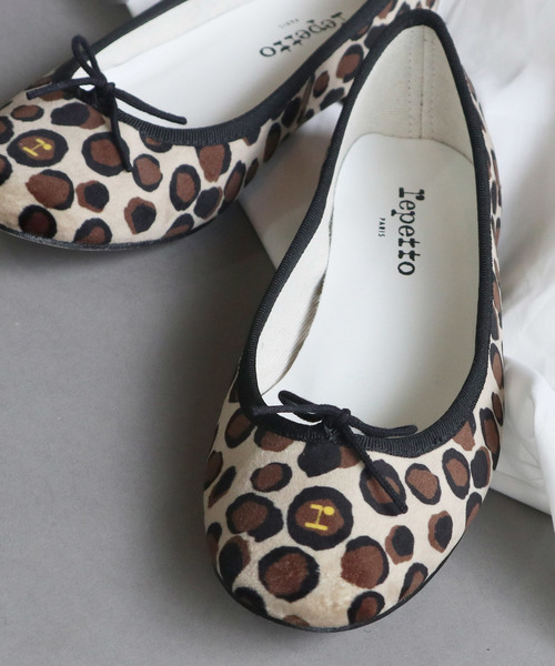 Repetto（レペット）の「【repetto/レペット】レオパード柄バレエ