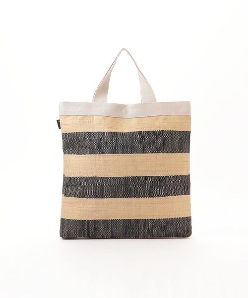 agnes b.（アニエスベー）の「ラフィアトートバッグ (UAX03－01