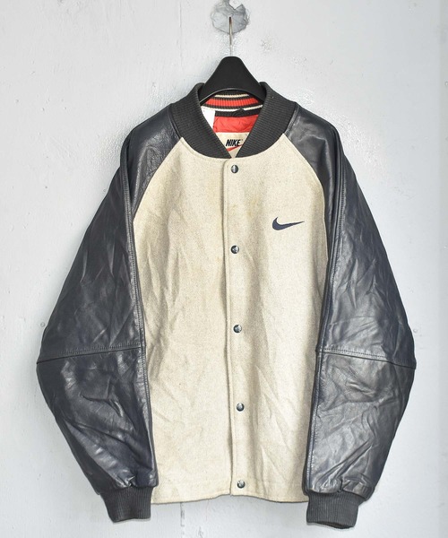 NIKE（ナイキ）の「【ヴィンテージ古着】90's NIKE/ナイキ レザー切替