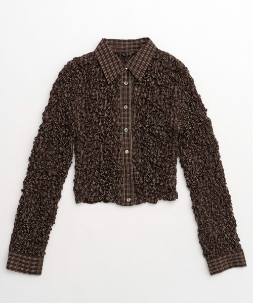 MAISON SPECIAL（メゾンスペシャル）の「Checkered Shirring Short