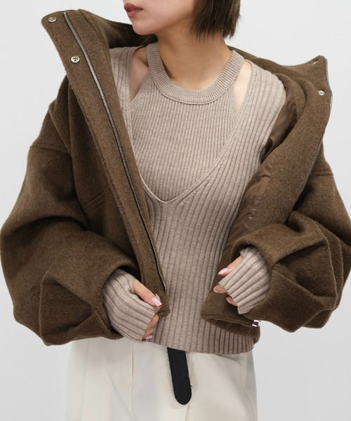 Reurie'（レウリィ）の「【HIT ITEM!】ダブルジップショートウール