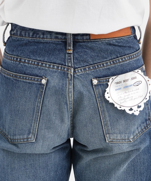 M A S U/エムエーエスユー】MASUBOYS BOOT-CUT JEANS FADED/エム