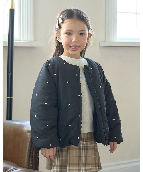 セール】アソート総刺しゅうノーカラーブルゾン（ブルゾン）｜Lycee