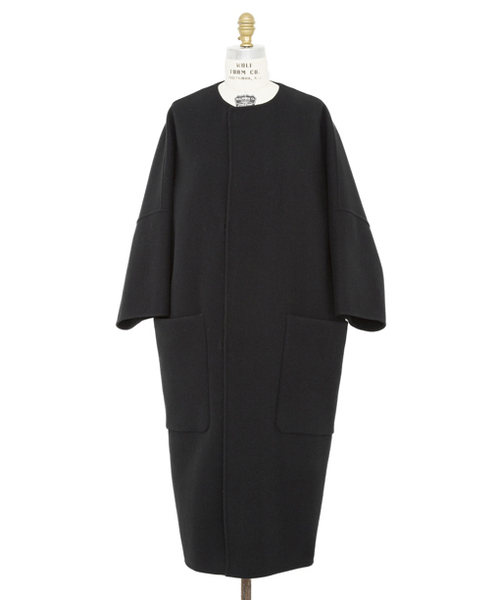 Drawer（ドゥロワー）の「DRAWER メルトンノーカラーコート（その他