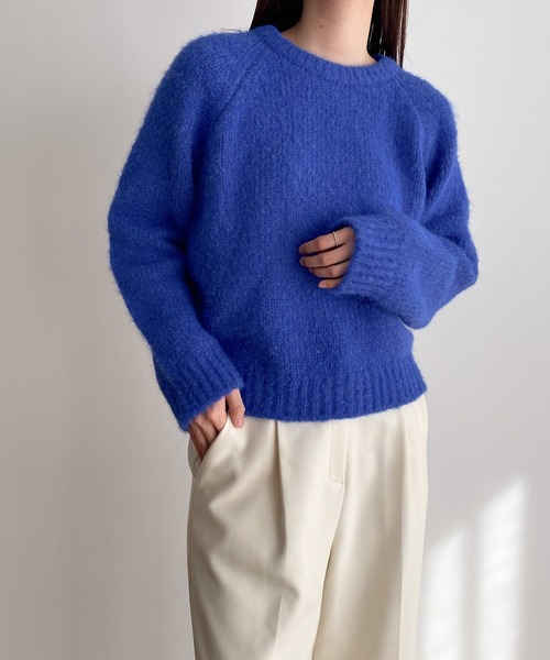 CANAL JEAN（キャナルジーン）の「El mar アルパカ混ラグランニット