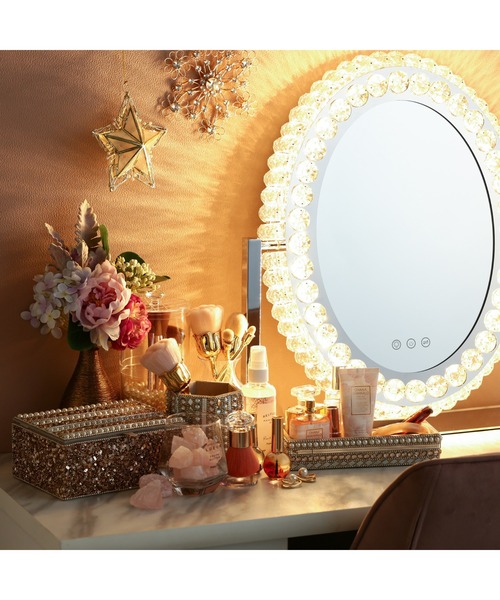 Francfranc（フランフラン）の「ブリエ ハリウッドミラー ラウンド 調