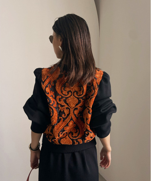 Ameri（アメリ）の「LACE DOCKING SWEAT TOP（スウェット）」 - WEAR