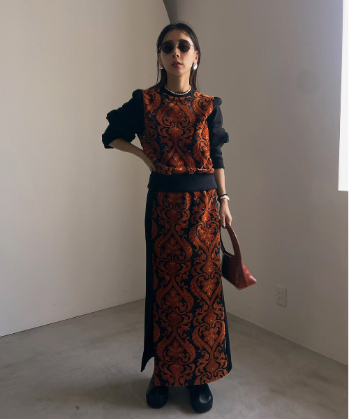 Ameri（アメリ）の「LACE DOCKING SWEAT TOP（スウェット）」 - WEAR