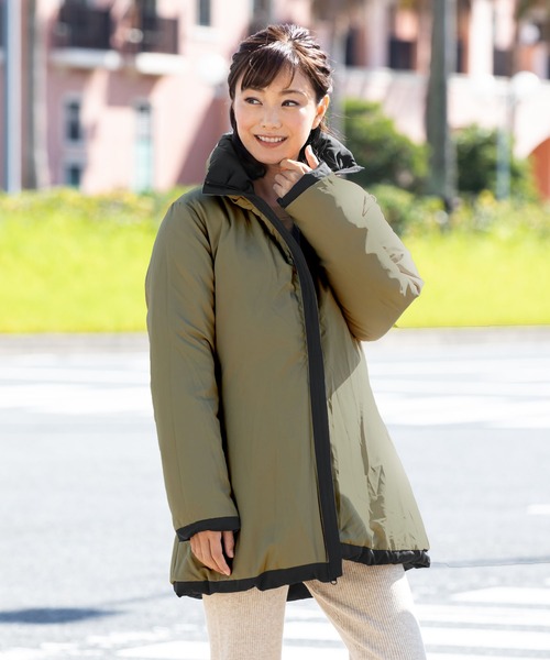 SweetMommy（スウィートマミー）の「配色使い リバーシブル ダウンママ