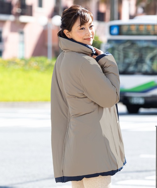 SweetMommy（スウィートマミー）の「配色使い リバーシブル ダウンママ