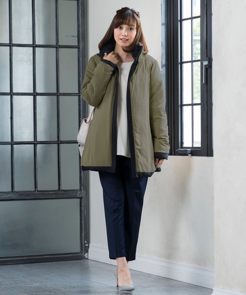 SweetMommy（スウィートマミー）の「配色使い リバーシブル ダウンママ