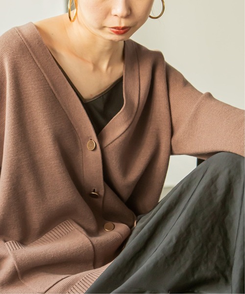 Noble（ノーブル）の「ミラノリブジャケットカーディガン2◇（ニット