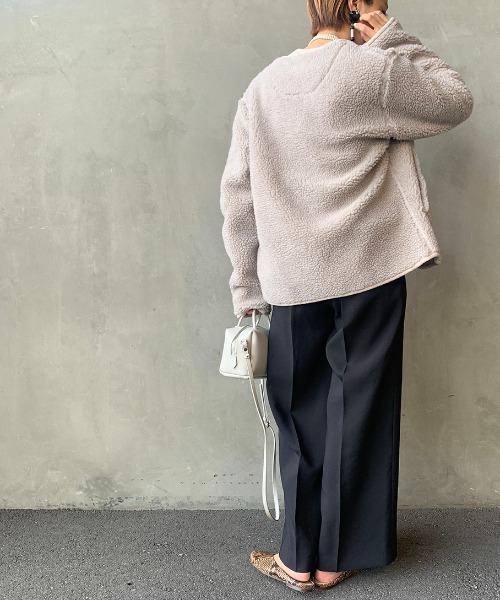 Vincent et Mireille/ヴァンソン エ ミレイユ] ノーカラーボア