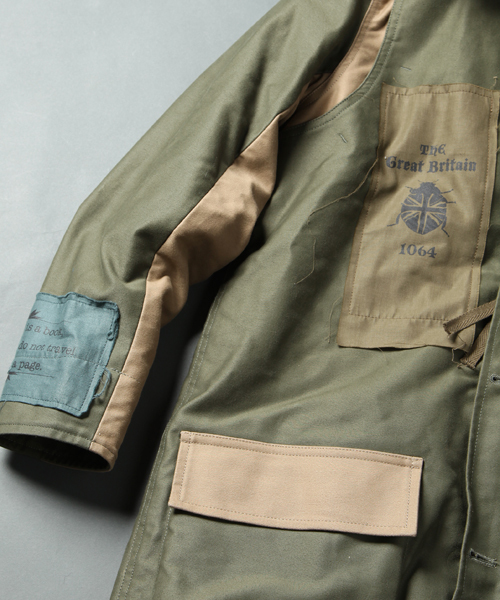 And A（アンドエー）の「ネオパッチグラフモッズコート（And A × DO-LE