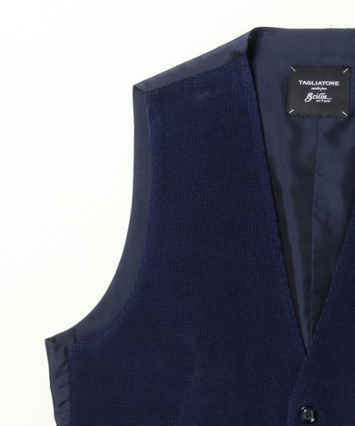 TAGLIATORE（タリアトーレ）の「TAGLIATORE / ベルベットジレ（ベスト