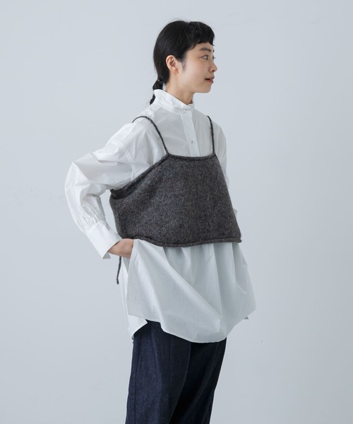 かぐれ（カグレ）の「カラーネップアルパカニットキャミソール