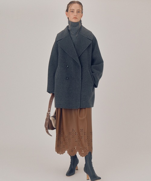 LE CIEL BLEU（ルシェルブルー）の「ダブルフェイスショートコート