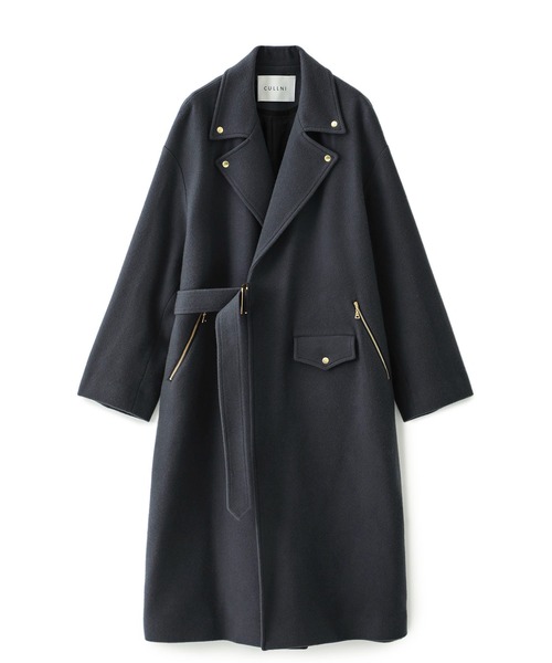 CULLNI（クルニ）の「STUDIOUS別注 ライダースタイロッケンコート/EX