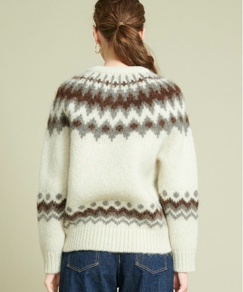 BATONER バトナー ノルディック モヘアニット 19FW size2 BATONER