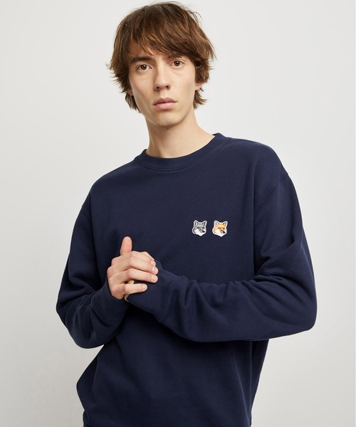 Maison Kitsune（メゾンキツネ）の「SWEATSHIRT DOUBLE FOX HEAD PATCH