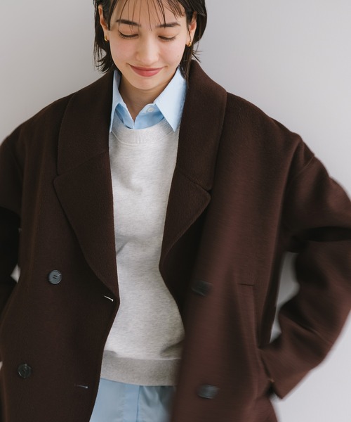新色追加】ウールリバーPコート（ピーコート）｜evernavy（エバー