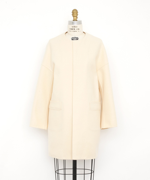 Drawer（ドゥロワー）の「DRAWER ノーカラーコート（その他アウター