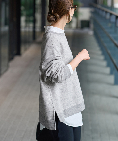 ≪一部カラーWEB限定 / 追加≫ボートネックワイドスウェット
